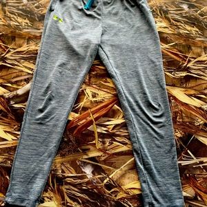Kids Under Armour grey track pants with pockets